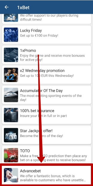 1xBet bonuses